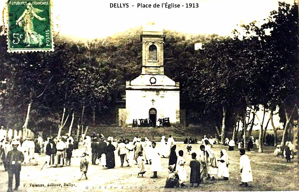 DELLYS - L'EGLISE - 1913.jpg